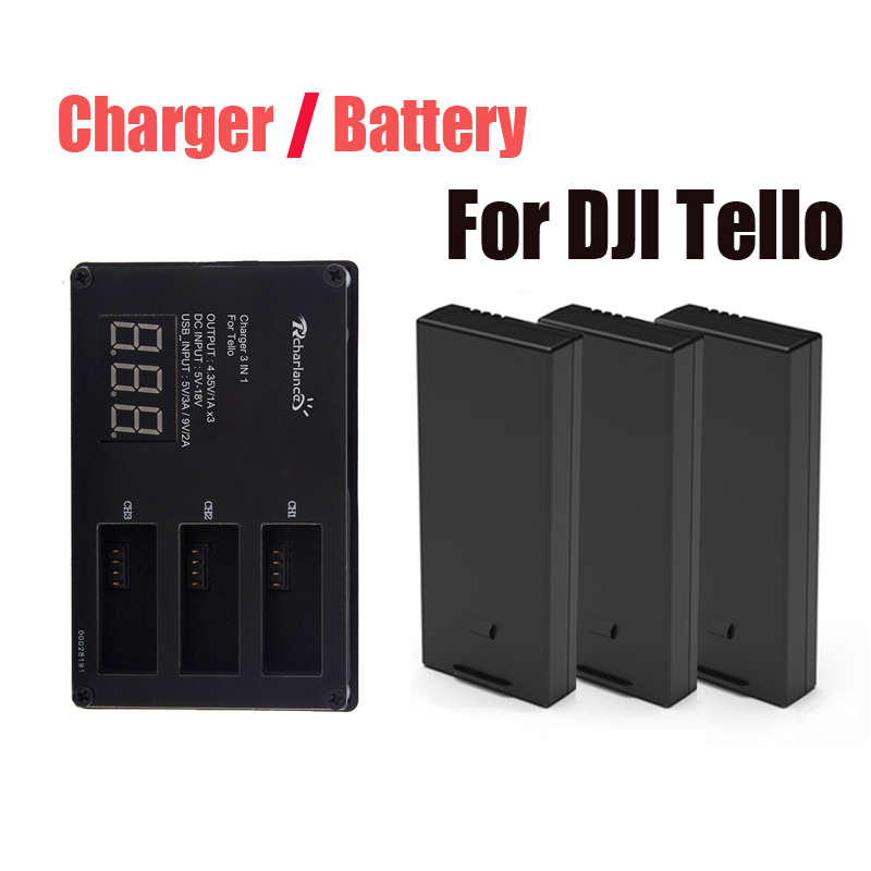 Drone Power Bank - オリジナル DJI Tello バッテリー/ドローン Tello バッテリー充電器充電