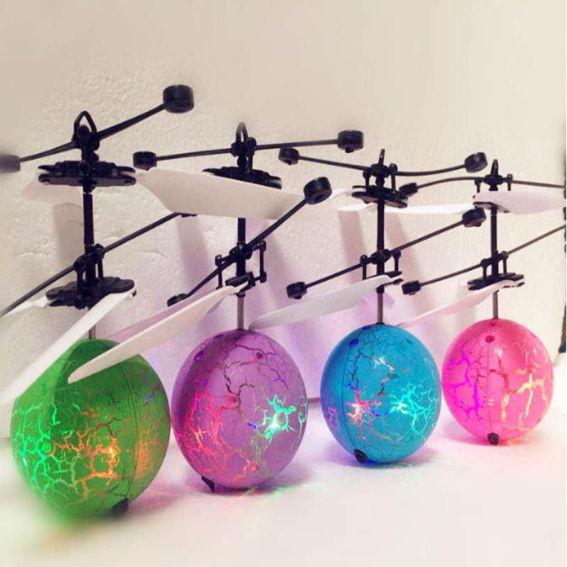 Drone Beacon Light - キッズミニドローン RC ヘリコプター航空機フライングボールフライおもちゃボールシャイニング LED 照明クワッドコプタードローンフライヘリコプター男の子のおもちゃ