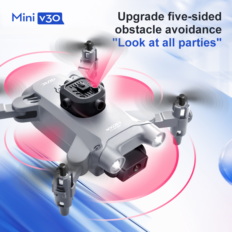 ミニ V30 WiFi FPV ドローン 4K HD デュア - Drone Controller Screen のレビューと価格