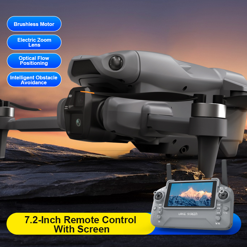 空撮写真 LF682 ドローン 8K HD デュアルカメラ  - Drone Controller Screen のレビューと価格