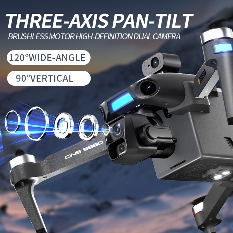 2026年新型8Kデュアルカメラドローン、5.5インチ大型ス - Drone Controller Screen のレビューと価格