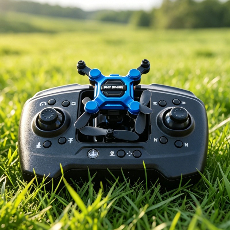 ミニ折りたたみ式蚊取りドローン、空中カメラ付き、学生・子供向 - Drone Controller Screen のレビューと価格