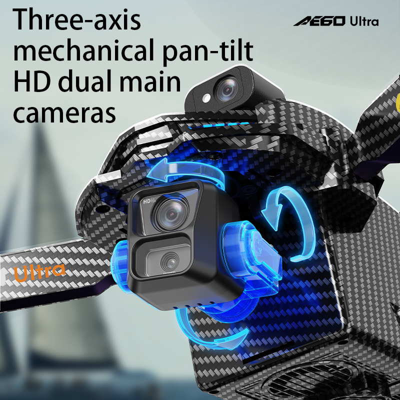 AE60 GPSドローン プロフェッショナル 8Kカメラ 3 - Drone Controller Screen のレビューと価格