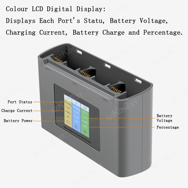 DJI Mavic Mini 2/SE Mini 4K バッ - Drone Charging Hub のレビューと価格