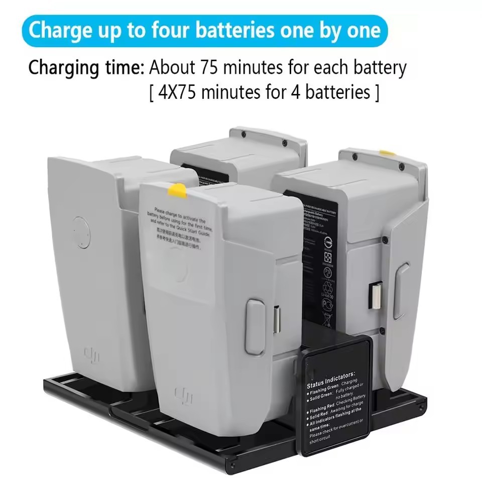 4 in 1 ポータブル折りたたみ充電ハブ Mavic Ai - Drone Charging Hub のレビューと価格