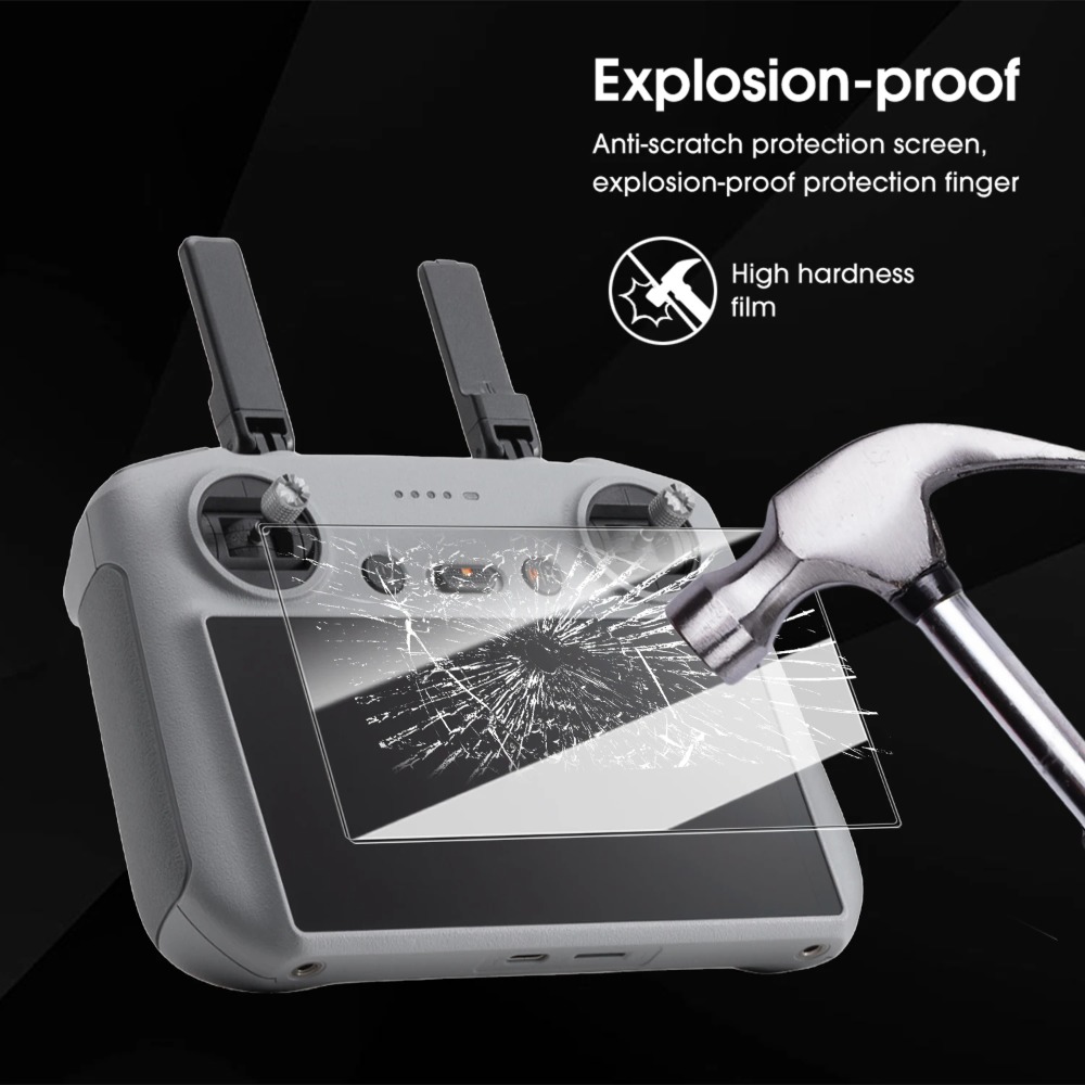 DJI RC 2/1リモコン用強化ガラススクリーンプロテクタ - Drone Neck Strap のレビューと価格